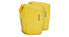 Paire de sacoches de porte bagages thule shield pannier 25l 50l jaune
