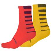 Endura Stripe Coolmax® Socks 2 Pairs Multicolore EU 37-42 Homme