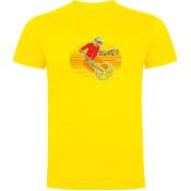 Kruskis Freestyle Rider Short Sleeve T-shirt Jaune 3XL Homme