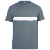 Mavic Corporate Stripe Short Sleeve T-shirt Bleu XL Homme