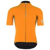 Q36.5 Pinstripe Pro Short Sleeve Jersey Jaune,Orange XL Homme