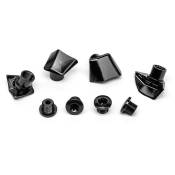 Absolute Black Ultegra 6800 Covers With Bolts Screw Noir