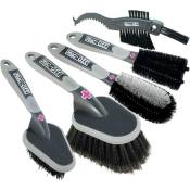 Muc Off Set Of 5 Brushes Cleaner Gris