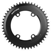 Rotor Aero Oval Q Ring 110 Bcd Chainring Noir 50t