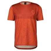 Scott Trail Vertic Short Sleeve Enduro Jersey Orange M Homme