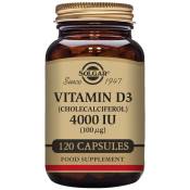 Solgar Vitamin D3 4000 Iu 100 Mcg 120 Units Marron