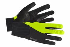 Gants longs craft all weather glove jaune noir unisex