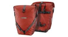 Paire de sacoches de porte bagages ortlieb back roller plus 40l rouge salsa dark chili