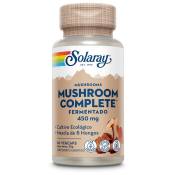 Solaray Fermented Mushroom Complete 60 Units Beige,Blanc