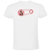 Kruskis Cyclists Have Better Legs Short Sleeve T-shirt Blanc L Homme