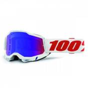 100percent Accuri 2 Goggles Blanc Mirror Red / Blue Lens/CAT3