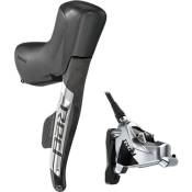 Sram Hydraulic Red E-tap Axs D1 Rear Brake/left Flat Mount Brake Lever With Electronic Shifter Noir