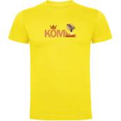 Kruskis Kom Short Sleeve T-shirt Jaune XL Homme