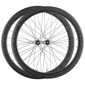 Profile Design Gmr 50 Carbon Cl Disc Tubeless Road Wheel Set Noir 12 x 100 / 12 x 142 mm / Shimano/Sram HG