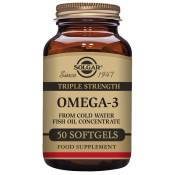 Solgar Omega-3 Triple Strength 50 Softgels Marron