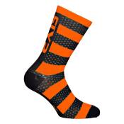 Sixs Luxury Merinos Socks Orange,Noir EU 35-38 Homme
