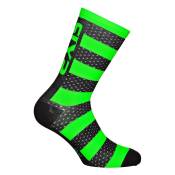 Sixs Luxury Merinos Socks Vert,Noir EU 35-38 Homme