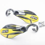 Avs Racing Aluminium Pm105-13 Hand Protectors Jaune