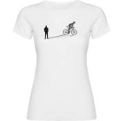 Kruskis Bike Shadow Short Sleeve T-shirt Blanc L Femme