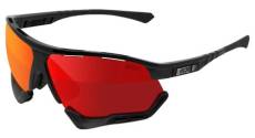 Scicon sports aerocomfort scn pp regular lunettes de soleil de performance sportive scnpp multimorror rouge luminosite noire