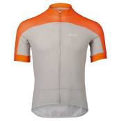 Poc Essential Road Logo Short Sleeve Jersey Orange L Homme