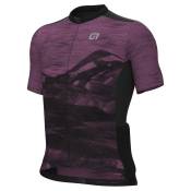 Ale Mountain Short Sleeve Jersey Violet M Homme
