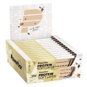 Powerbar Protein Soft Layer Vanilla Toffee 40g Protein Bars Box 12 Units Jaune