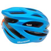9transport Helmet With Rear Light Bleu