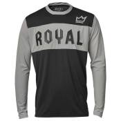 Royal Apex Long Sleeve Enduro Jersey Gris XS Homme