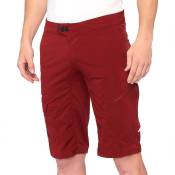 100percent Ridecamp Shorts Rouge 34 Homme