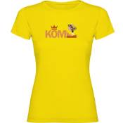 Kruskis Kom Short Sleeve T-shirt Jaune XL Femme