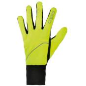 Odlo Intensity Safety Light Gloves Jaune,Noir XS Homme