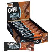 Corny Protein Bars Box With Delicious Chocolate With 30% Protein And No Added Sugars 50g 18 Units Clair