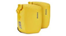 Paire de sacoches de porte bagages thule shield pannier 13l 26l jaune
