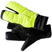 Craft Siberian 2.0 Split Long Gloves Vert,Noir L Homme