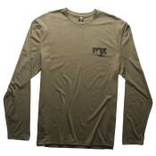 Fox Textured Long Sleeve T-shirt Vert XL Homme