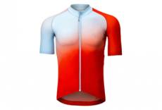 Maillot manches courtes 7mesh skyline day break rouge blanc