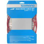 Shimano Ptfe Road Brake Cable Rouge