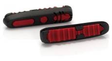Xlc bs x04 set de 4 patins de frein route 55mm noir rouge