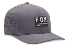 Casquette fox non stop tech flexfit gris