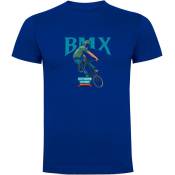 Kruskis Bmx Extreme Short Sleeve T-shirt Bleu S Homme