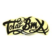 Total Bmx Logo Sticker Jaune