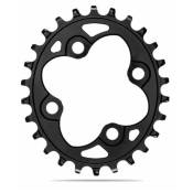 Absolute Black Oval 64 Bcd Chainring Noir 28t