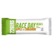 226ers Race Day-bcaa´s 40g 30 Units Apple And Cinnamon Energy Bars Box Vert,Blanc
