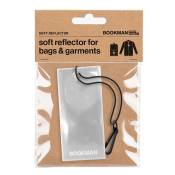 Bookman Rectangle Pendant Reflective For Zipper Blanc