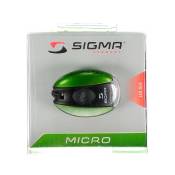 Sigma Micro Led Rear Light Vert,Noir