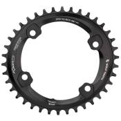 Wolf Tooth Shimano Grx 110 Bcd Oval Chainring Noir 42t