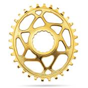 Absolute Black Oval Race Face Direct Mount 6 Mm Offset Chainring Doré 36t