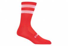 Chaussettes giro comp high rise rouge brillant