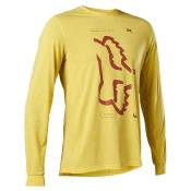 Fox Racing Mtb Ranger Drirelease® Long Sleeve T-shirt Jaune S Homme